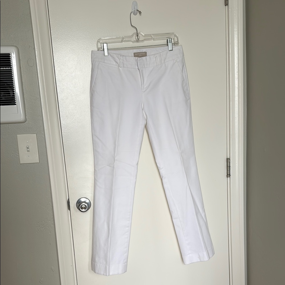 Banana Republic Ryan Fit White Pants